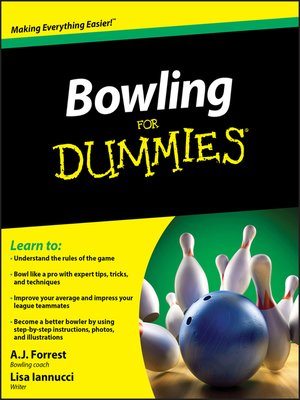 cover image of Bowling For Dummies